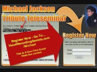 Michael Jackson Tribute Teleseminar