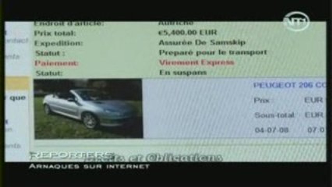 arnaques sur internet