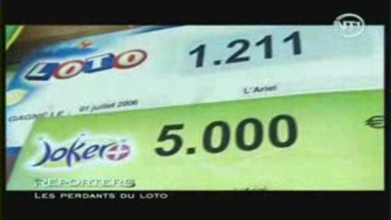 les perdants du loto