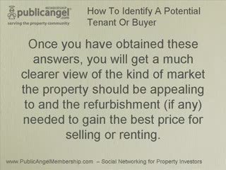 How To Identify A Potential Tenant or Buyer