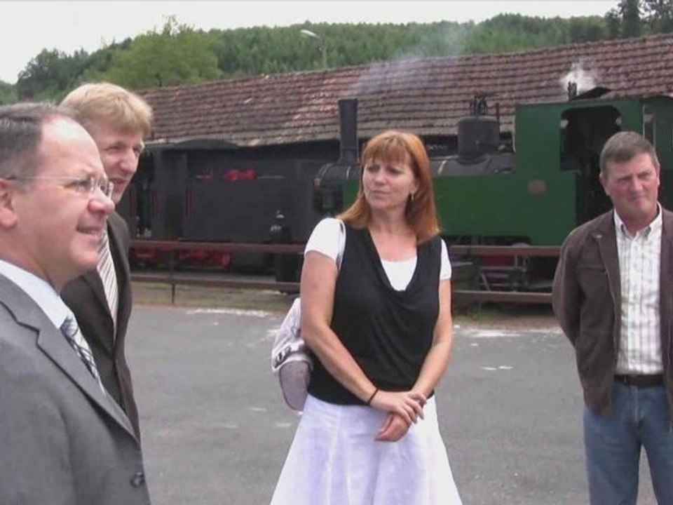 Abreschviller : Visite de M. le Sous-Préfet de Sarrebourg