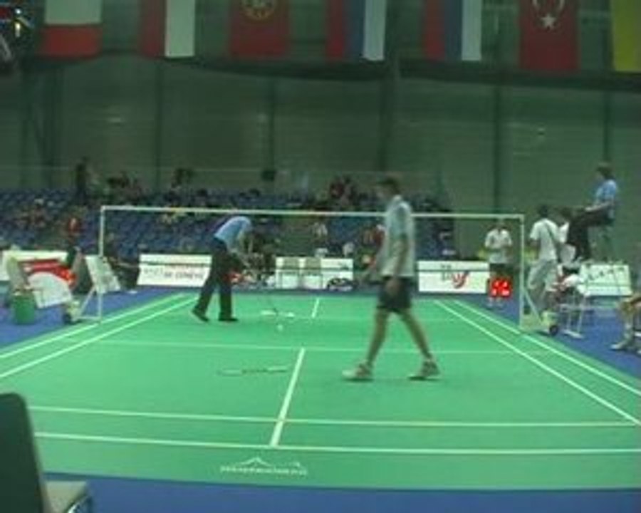 Harivel Ternon Double H Europe Universitaire de badminton