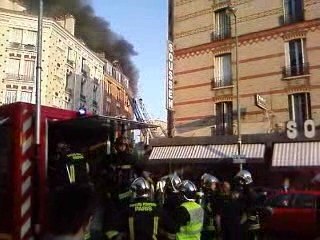 Feu Asnières sur Seine