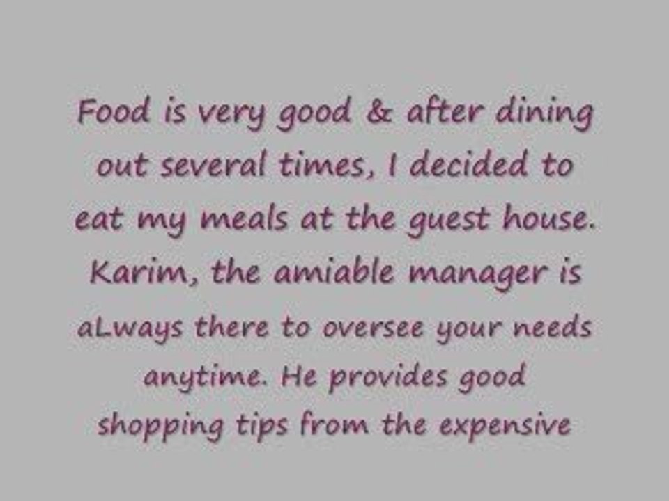 Review by RuDy JuaNitO - NewCapeGrace Guest House IslamabaD