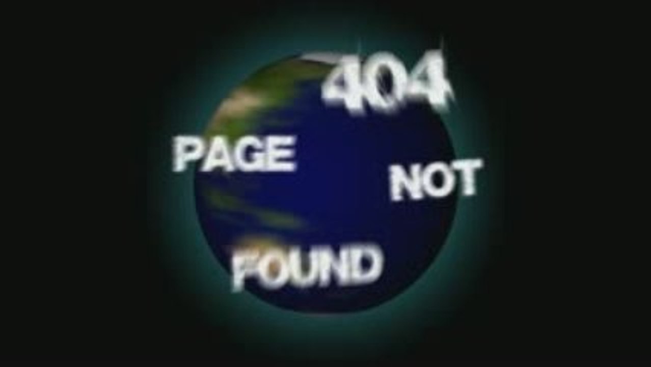 404 error page not found