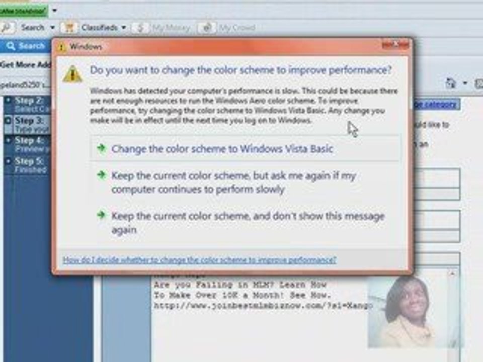 Create a Classified(listing of african american entrepreneur