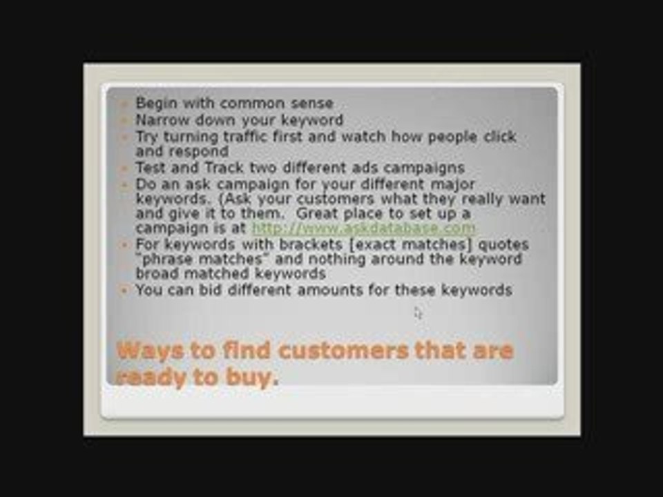 Dominate Using The Pay Per Click Method