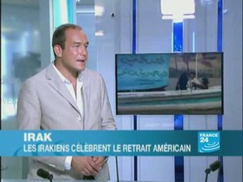 Irak: Les Irakiens célèbrent le retrait américain.