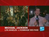 Mort de Michael Jackson  l'hommage des fans