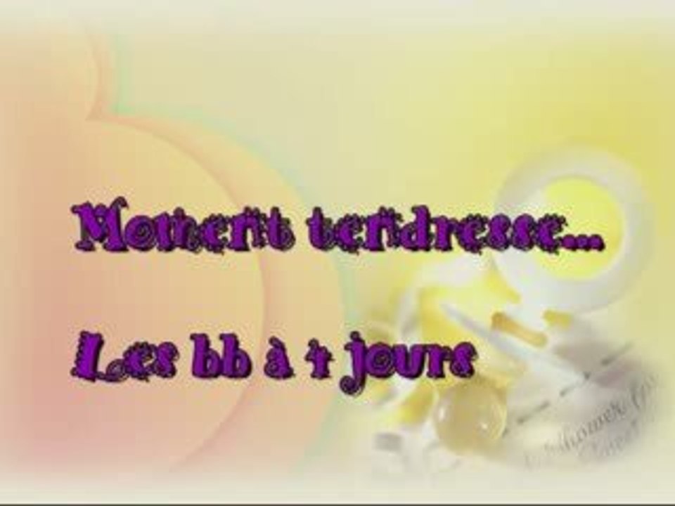 Les BB de Vladye à 4 jours