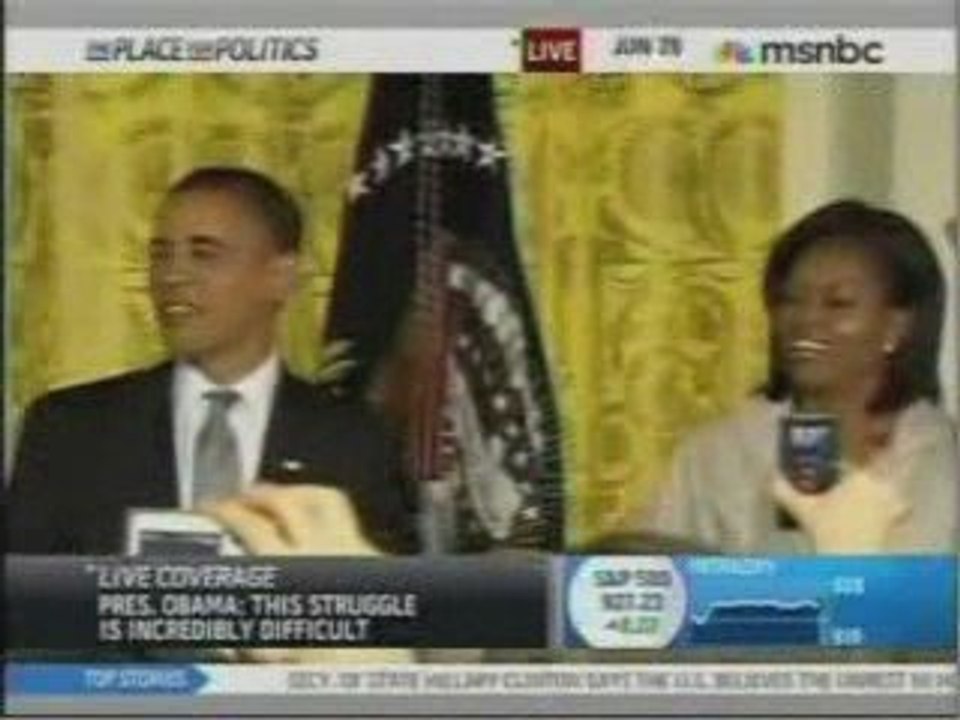 Obama Interrupted by Duck Ringtone
