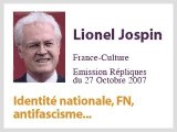 Lionel Jospin n'a pas peur de dire la vérité aux Français