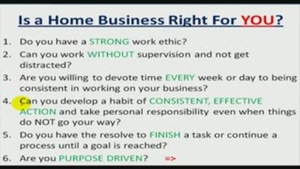 Is a Home Based Business RIGHT For YOU?  Is an ...