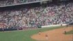 Red Sox fan storms field during Atlanta Braves Game