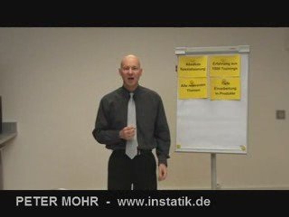 Info-Film zum Präsentationstrainer PETER MOHR