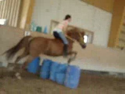 Seance en Lib' - Obstacle - Saut à cru =)