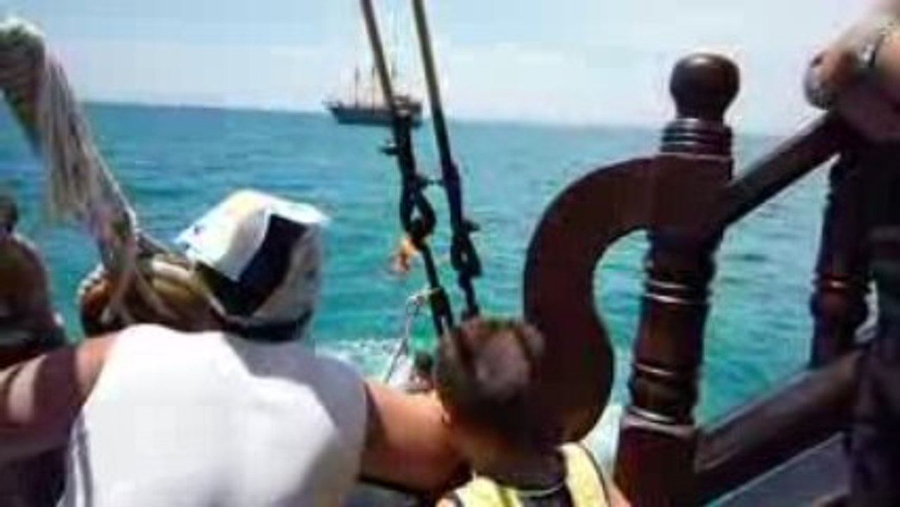 plongeon du bateau pirate