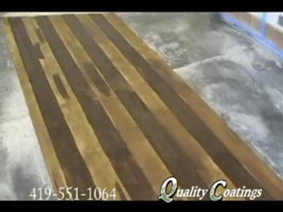 Quality Coatings Acid Stain Floor