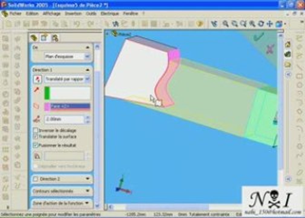 solidworks tutorial extrusion 001