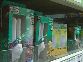 Energy-saving lightbulbs in the post to end