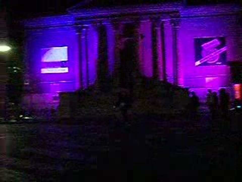 lumières  sur la Place Neuve de Genève