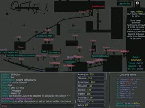 Record d'affluence de 135 sur le serveur 0 de Aaaah ! Part 2