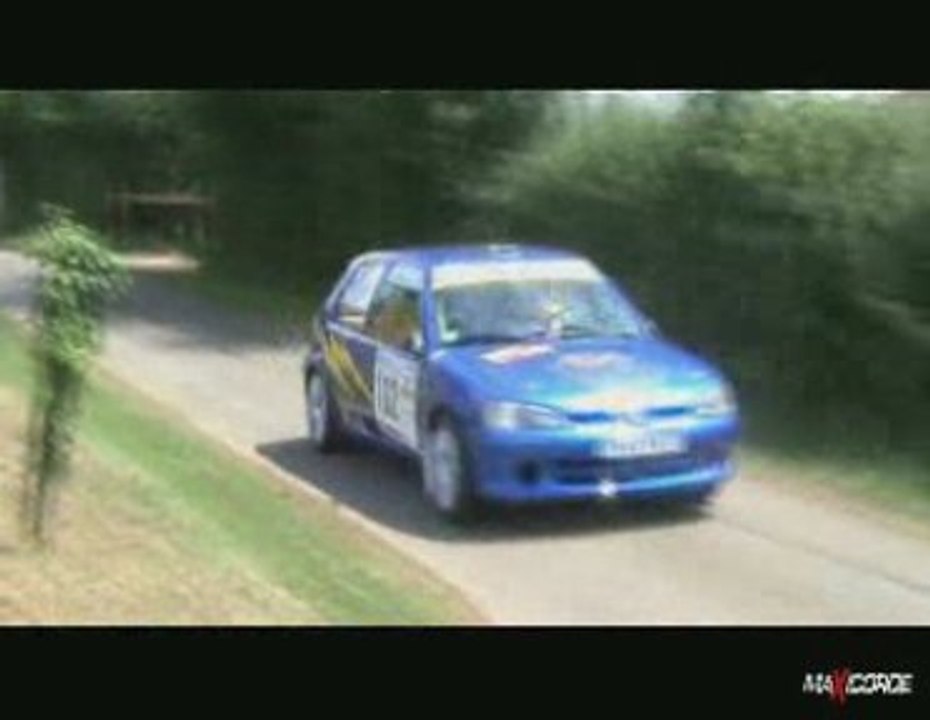 rallye du brionnais 2009 mickael CLOVIS - cedric TRINQUETEL