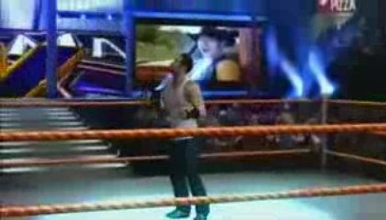 jimmy wang yang entrance + finisher smackdown vs raw 2009