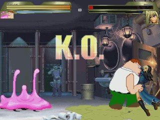 スライム＆ピーター・グリフィン　ｖｓ　ゲニ子