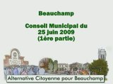 Beauchamp CM du 25 juin 2009 (1ère partie)
