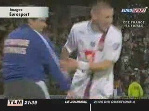 16/04/2008 - TLM Lyon - Soulagement pour l'Olympique Lyonnais