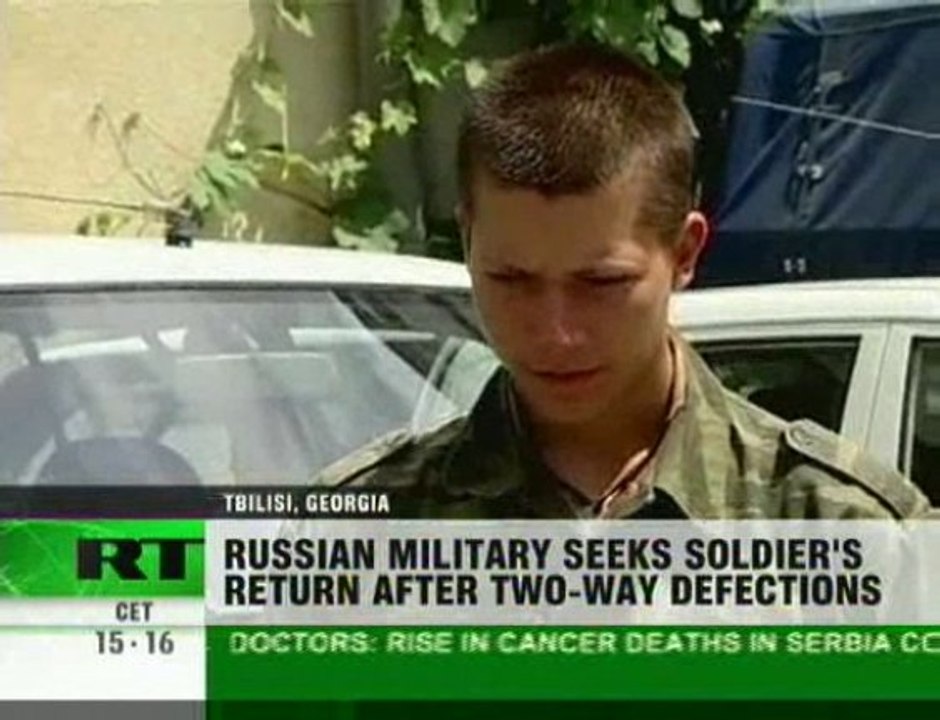 Russian soldier flees to Georgia