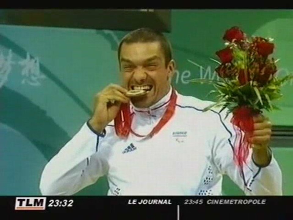 JO Paralympiques: Christophe Durand  et ses deux médailles