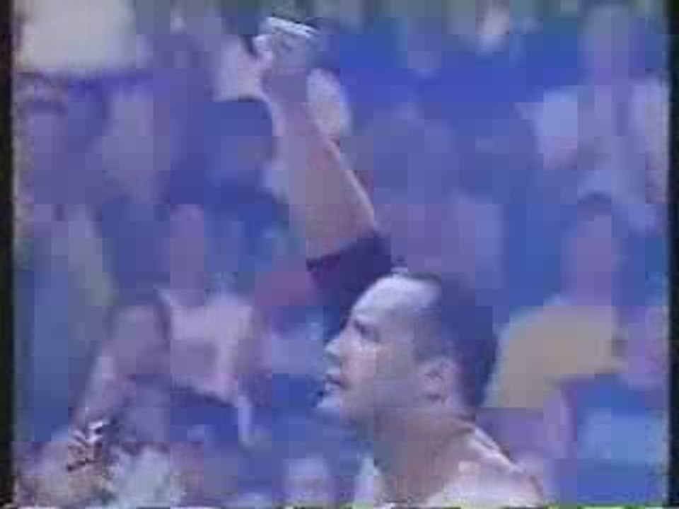 The Rock vs Booker T 2001 SSlam Match 1/2