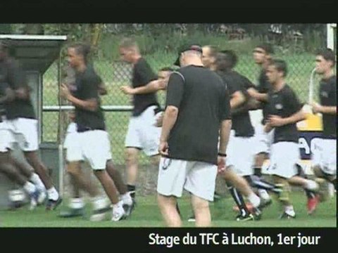 Stage du TFC à Luchon, 1er jour