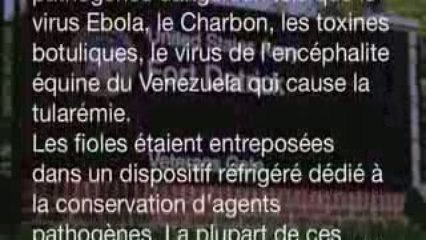 9000 fioles contenant des agents pathogènes ont disparu d’un