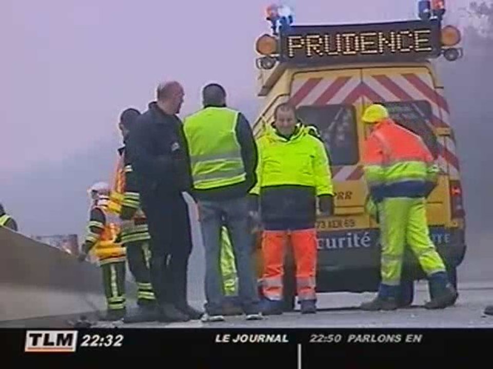 Pluies verglaçantes : Carambolage mortel sur l'A46