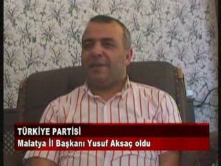 Türkiye Partisi Malatya il başkanı Yusuf Aksaç