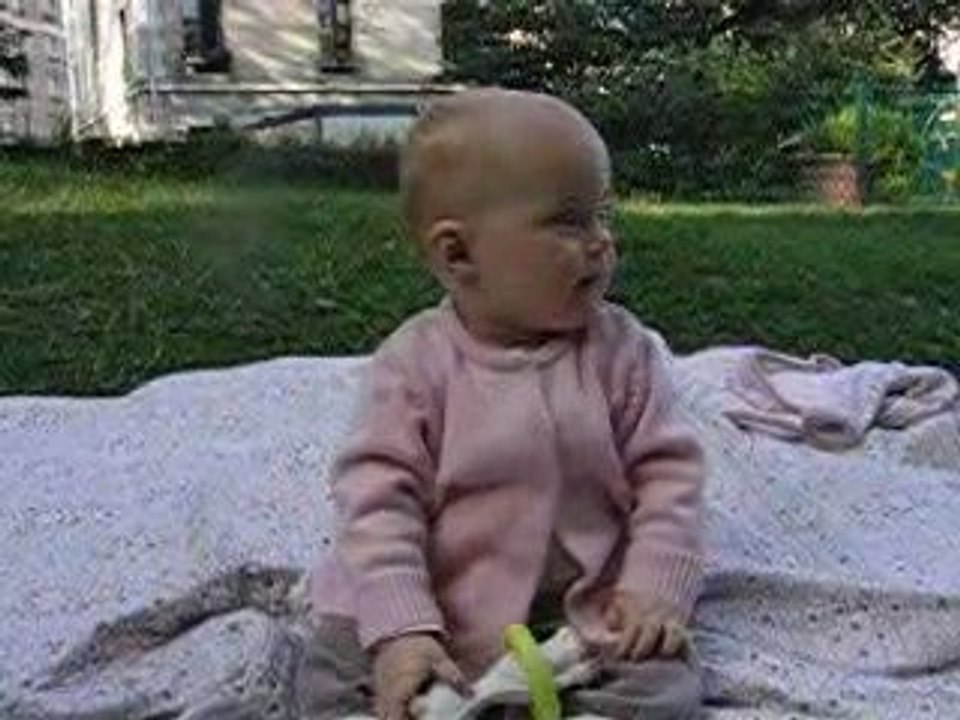 Clotilde au parc