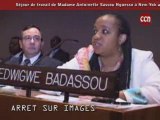 Séjour de travail de Mme Antoinette Sassou à New-York