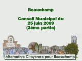 Beauchamp CM du 25 juin 2009 (3ème partie)