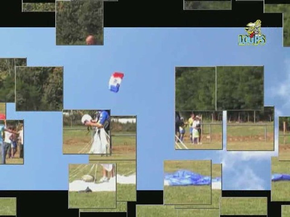 6 arrivée  du ballon par les airs