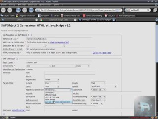 Flash:AS3: Utiliser la bibliothèque SWFObject