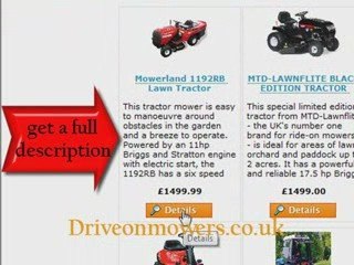 Buy Ride On Mowers