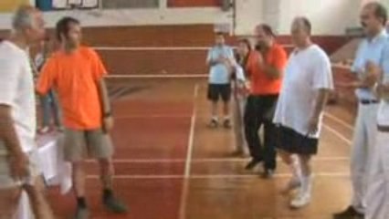 Veteranlar ve Şalvarlı badminton ödül töreni