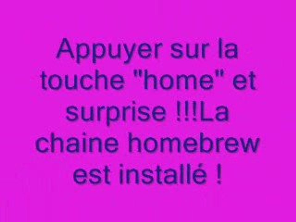 Installer l'hombrew channel avec une wii en 4.0