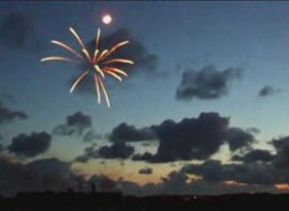 Oerol 2009 vuurwerk met muziek
