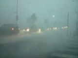 Violent orage Saint-Etienne Châteaucreux