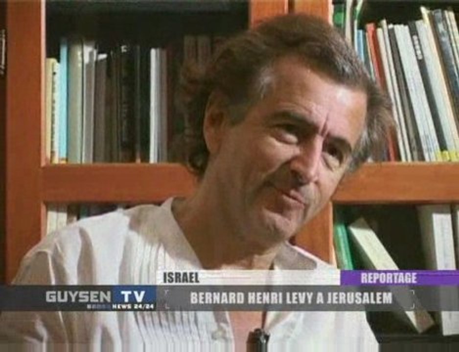 GUYSEN TV BHL à Jérusalem