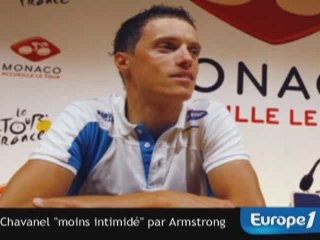 A. Schleck et Chavanel commentent le retour d'Armstrong